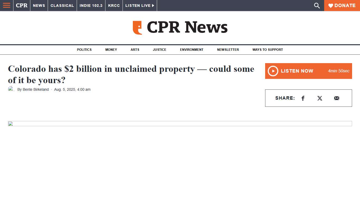Colorado has $2 billion in unclaimed property — could some of it be yours?